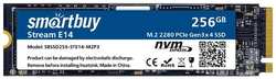 SSD накопитель Smartbuy Stream E14 TLC NVMe PCIe3 256GB (SBSSD256-STE14-M2)