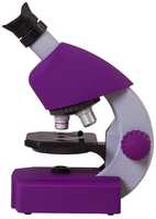 Микроскоп BRESSER Junior 40x-640x, фиолетовый