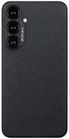 Чехол PITAKA MagEZ Case 4 для Samsung Galaxy S24+ Black / Grey Twill KS2401S (УТ000038346)