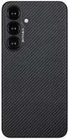 Чехол PITAKA MagEZ Case 4 для Samsung Galaxy S24 Black / Grey Twill KS2401 (УТ000038345)