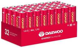Батарейки Daewoo Energy Alkaline, LR6 (АА), 32 шт (LR6EA-HB32)