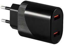 Сетевое зарядное устройство RED-LINE NT-8, 2xUSB-A 2.4A Black (LR6EA-8В)