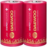 Батарейки Daewoo Energy Alkaline, LR20 (D), 2 шт (LR20EA-2B)