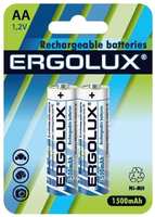 Аккумуляторы Ergolux AA 1500mAh Ni-Mh, 1,2 В, 2 шт (NHAA1500BL2)