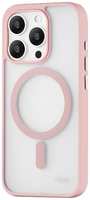 Чехол uBear Touch MagCase для iPhone 15 Pro, розовый (CS288LR61PMT-I23M)