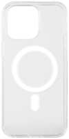 Чехол RED-LINE MagSafe для iPhone 15 Pro Max, с силиконовым краем, прозрачный (УТ000038600)