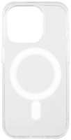 Чехол RED-LINE MagSafe для iPhone 15 Pro, с силиконовым краем, прозрачный (УТ000038599)