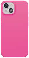 Чехол vlp Астер MagSafe, с подставкой для iPhone 15 MS, неоновый розовый (1057004)