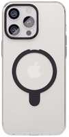 Чехол vlp Ринг MagSafe, с подставкой для iPhone 15 Pro, черный (1059003)