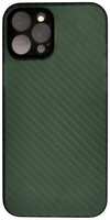 Чехол AIR Carbon для iPhone 15 Pro Max, зелёный (2038616650140)