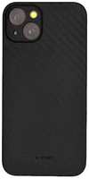 Чехол AIR Carbon для iPhone 14 Plus, чёрный (2037362008847)