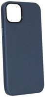 Чехол Mag Noble Сollection с MagSafe для iPhone 14, синий (2037339012723)