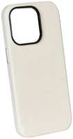 Чехол Mag Noble Сollection с MagSafe для iPhone 15 Pro, белый (2038648430963)