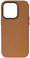 Чехол Mag Noble Collection с MagSafe для iPhone 15, коричневый (2038648430796)