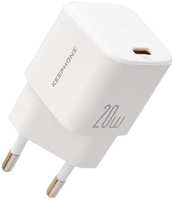 Сетевое зарядное устройство Keephone для iPhone 15 Plus USB Type-C 20W White (2039321506166)