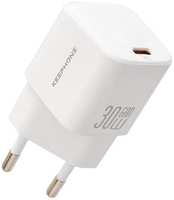Сетевое зарядное устройство Keephone для iPhone 15 Plus USB Type-C 30W White (2039321507200)
