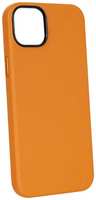 Чехол Leather Co для iPhone 15, оранжевый (2038648430017)
