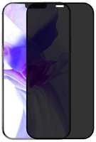 Защитное стекло с рамкой 3D PERFEO с эффектом ″Антишпион″ для Apple iPhone 12 mini, черное (PF_D0153)