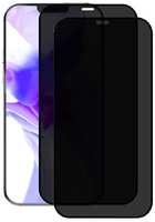Комплект защитных стекол с рамкой 3D PERFEO с эффектом ″Антишпион″ для Apple iPhone 12 mini, черный, 2 шт (PF_D0289)