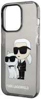 Чехол Karl Lagerfeld PC/TPU для iPhone 15 Pro Max NFT Karl & Choupette Glitter (KLHCP15XHNKCTGK)