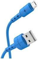Кабель HOCO X30 Star USB / MicroUSB, 1 м, синий (91165)