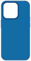 Чехол KRUTOFF Silicone Case для iPhone 15 Pro, синий (475567)