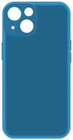 Чехол KRUTOFF Silicone Case для iPhone 14, синий (453042)