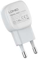 Сетевое зарядное устройство LDNIO A2218 12W, белое (LD_C3454)