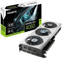 Видеокарта GIGABYTE RTX4060 Eagle OC ICE 8GB GDDR6 128-bit 3-DPFAN RTL (GV-N4060EAGLEOC)