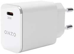 Сетевое зарядное устройство ONZO C-004, USB-C, 30W, с поддержкой быстрой зарядки (CH0004WC30)