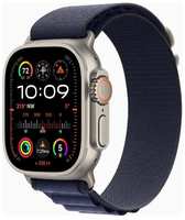 Смарт-часы Apple Watch Ultra 2 49mm Natural Titanium Case with Navy Alpine Loop, размер Regular