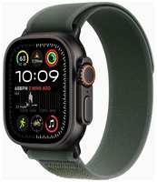 Смарт-часы Apple Watch Ultra 2 49mm Black Titanium Case with Green Trail Loop, размер Regular