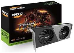 Видеокарта INNO3D RTX 4060 Ti Twin X2 HDMI DP3 16G D6 (N406T2-16D6-178055N)