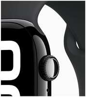 Смарт-часы Apple Watch Series 10 46mm Jet Black Aluminium Case with Black Sport Band, размер Regular