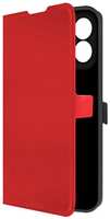 Чехол KRUTOFF Eco Book для Honor X8b, красный (536671)