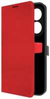 Чехол KRUTOFF Eco Book для Infinix Smart 8 / 8 Plus / 8 Pro, красный (491929)
