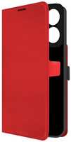 Чехол KRUTOFF Eco Book для Xiaomi Redmi 13C / Poco C65, красный (506937)
