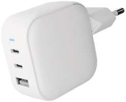Сетевое зарядное устройство vlp G-Charge 65 Вт, 2хUSB-С+USB-A White (1073003)