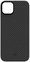 Чехол Magssory для iPhone 15 Plus, кевлар, с магнитами, совместимый с MagSafe, черный (CFB018)