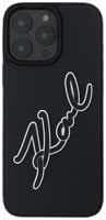 Чехол Karl Lagerfeld 3D Rubber для iPhone 16 Pro Bicolor Signature (KLHCP16L3DRKSDLK)