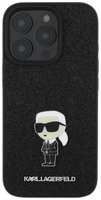 Чехол Karl Lagerfeld Fixed Glitters NFT Karl Ikonik Metal pin для iPhone 16 Pro Max (KLHCP16XGKNPSK)