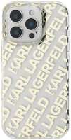 Чехол Karl Lagerfeld Repeat Logo Hard для iPhone 16 Pro, PC/TPU / (KLHCP16LHKFOEMD)