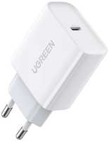 Сетевое зарядное устройство UGREEN CD137 Fast Charging Power Adapter With PD 20W EU White (60450)