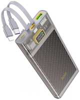 Внешний аккумулятор HOCO J104 USB/2xUSB Type-C/lightning, 3А, 10000 мАч, (9603917)