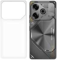Защитное стекло Krutoff гибридное для Tecno Pova 6 Pro, задняя панель (547507)