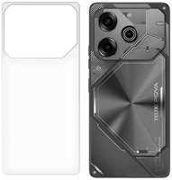 Защитное стекло Krutoff гибридное для Tecno Pova 6, задняя панель (547480)