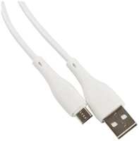 Кабель UNBROKE Fika USB / microUSB, 2A, 1 м, белый (УТ000029871)