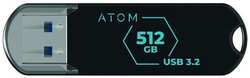 USB-флешка Atom 512GB USB 3.1 (AUSB3H2BK/512GB)