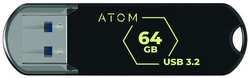 USB-флешка Atom 64GB USB 3.1 (AUSB3H2BK/64GB)