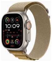 Смарт-часы Apple Ultra 2 49mm Natural Titanium Case with Tan Alpine Loop, размер Regular